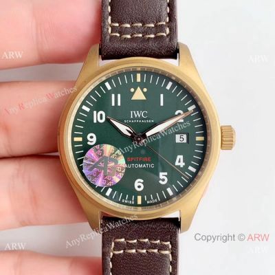 Grade A Replica IWC Big Pilot Spitfire Swiss 2892 Watch Bronzo Case